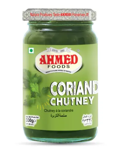 CORIANDER CHUTNEY, AHMED FOODS 330G