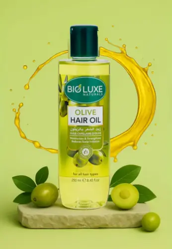 Oliven Hårolie, BioLuxe Naturals 250 ml