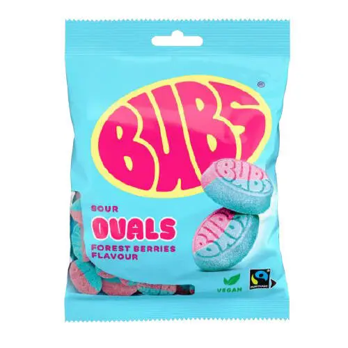 Forrest Berries Sour Ovals, Bubs 90g