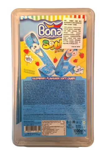Sour Belts Raspberry, Bonart 1KG