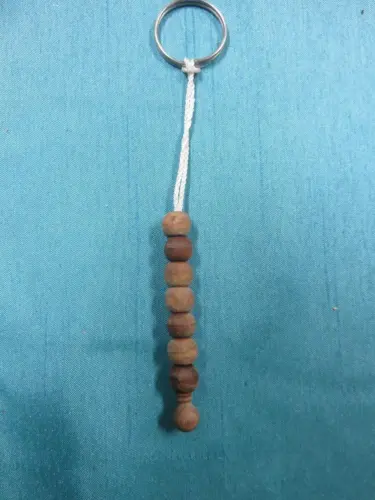 Tawaf Tasbih 7 Perler mørk træ farve