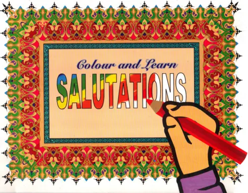 Farve og Lær Salutationer Malebog - Bog 3