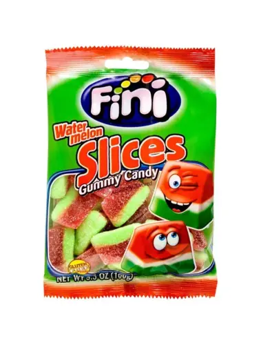 Watermelon Slices Gummy Candy Sour Fini 75g