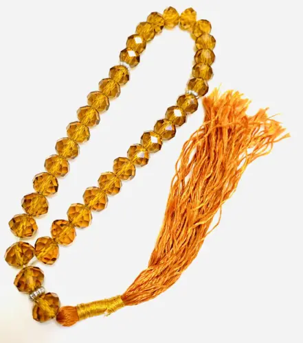 Amber Krystal Tasbih 33 perler