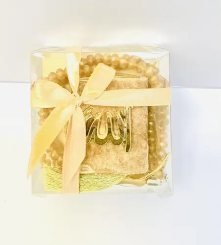 Mini Koran Gavesæt i Guld Farve