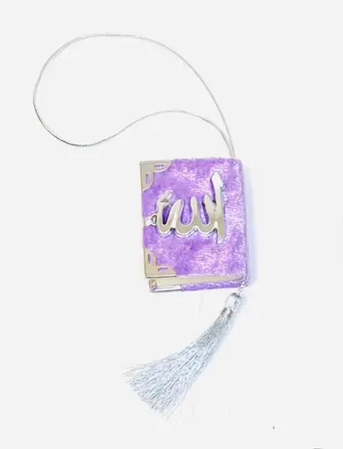 Mini Velour Koran i Lilla Farve