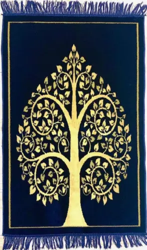 Bukhara Bedetæppe Mørkeblå