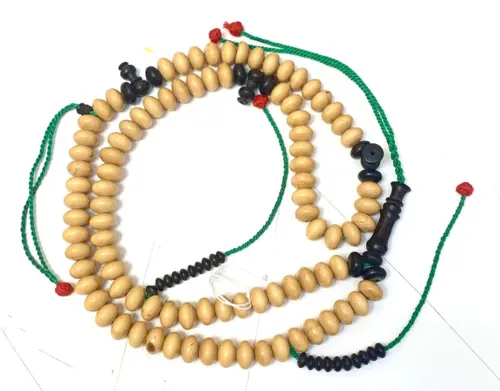 Kuka Ebony Ægte Træ Tasbeeh Stor 99 perler