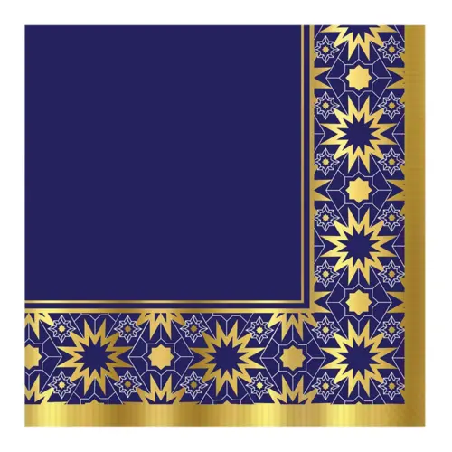 Eid og Ramadan Servietter med Guldkant