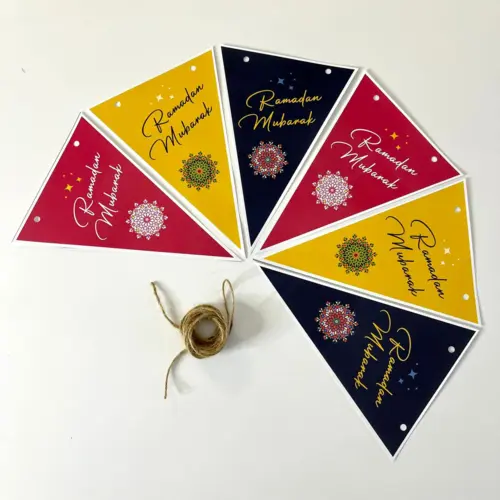 Ramadan Mubarak farvepynt (Made in Denmark)