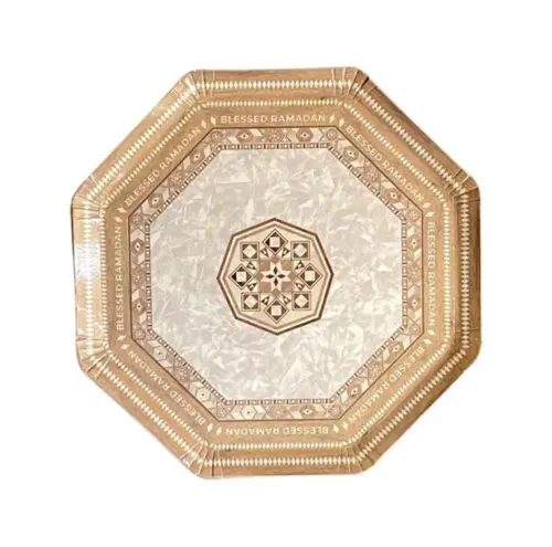 Blessed Ramadan Tallerkener 8 stk