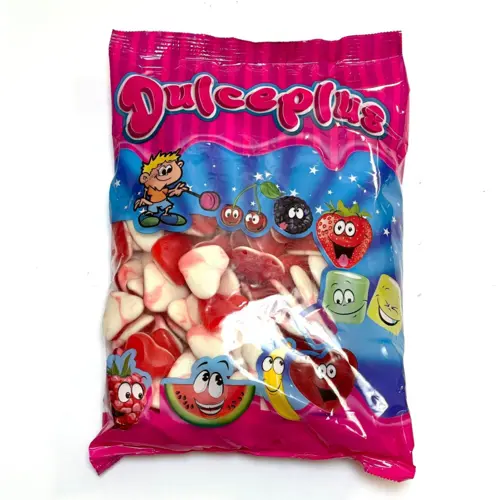 Jelly red hearts Dulceplus 1 kg