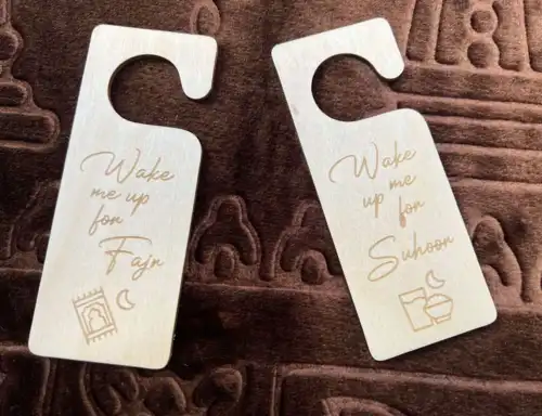 islamisk dørhængersæt i træ