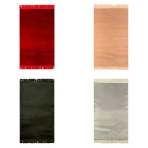 Plain Velour Bedetæpper