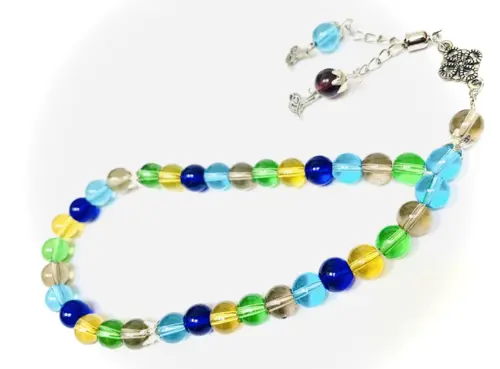 Mosaik Design Glas Tasbih 33 perler