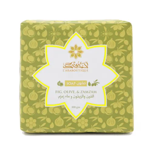Figner, Oliven og Zamzam Sæbe 100g