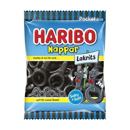 Nappar Lakrids Haribo 80g