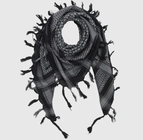 Sort/Grå Keffiyeh