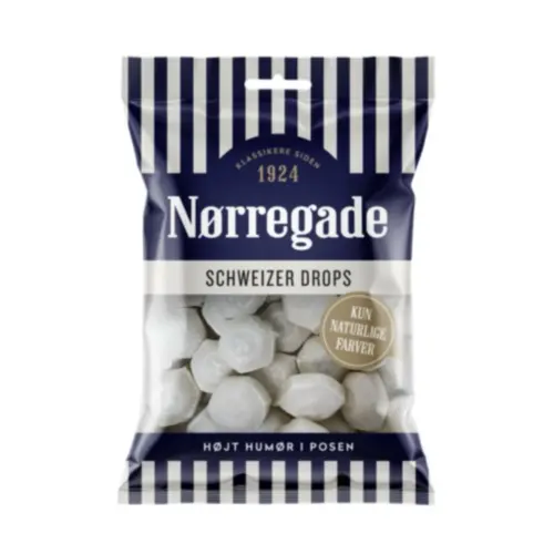 Schweitzer Drops, Nørregade 100g (bedst før 31-01-26)