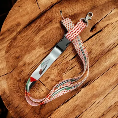 Palestine Nøglesnor - Rød