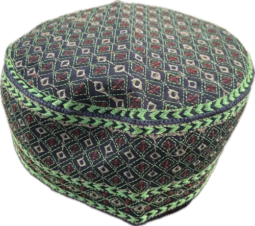 Håndsyet Sultan Bedehue, grøn