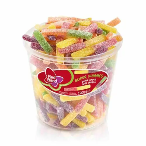 Red Band Super Sour Pommes (Vegan) 1200g