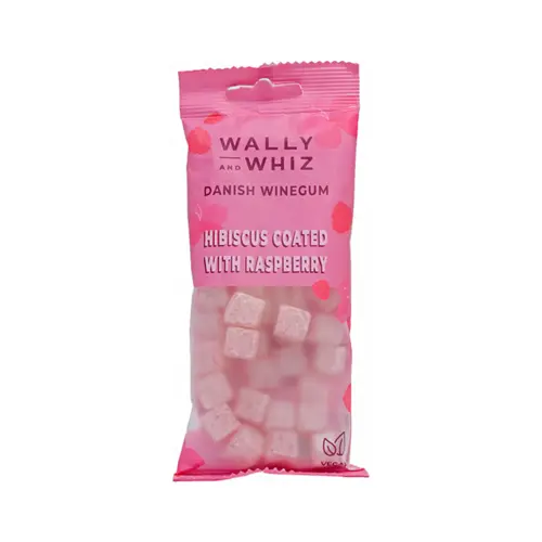 Vingummi med Hibiscus Og Hindbær (vegan) Wally & Whiz 57g