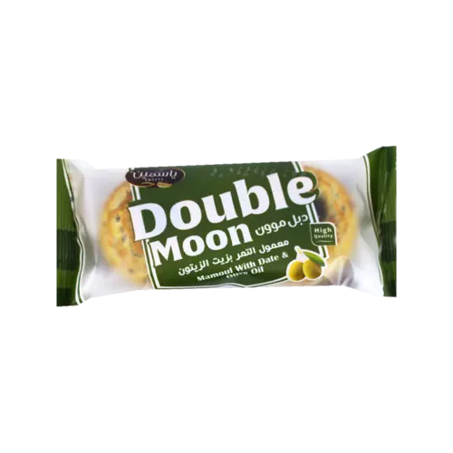 Double Moon Cookies Olivien og Dadler 2 stk, 50g