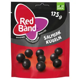 Red Band Salmiak Kugler 175g