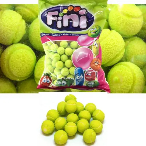 Tennis Bolde Tyggegummi Med Fyld, 1kg Fini