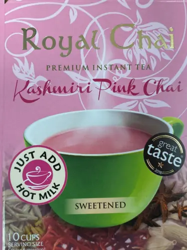Royal Chai - Kashmiri Pink Chai (sweetened) 140g (bedst før 2-2026)