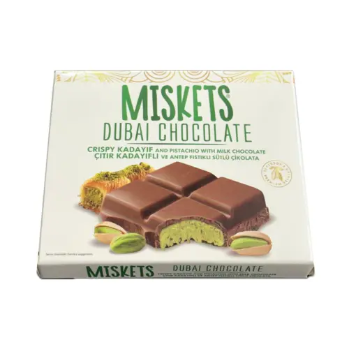 Miskets Dubai mælkechokolade, 100g
