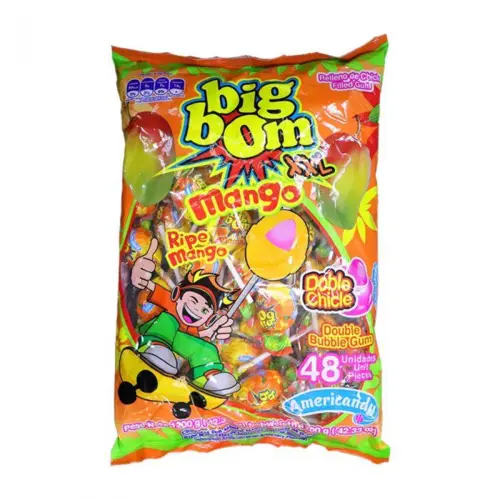 Big Bom XXL Lollipop Mango smag, 1200 gr