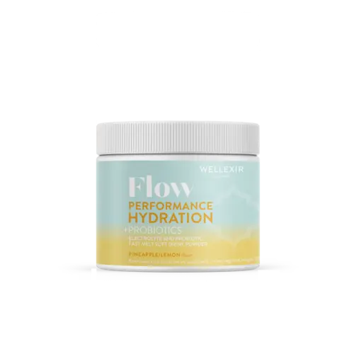 Wellexir FLOW Hydration-drik med Ananas og Lime smag (300 gr)