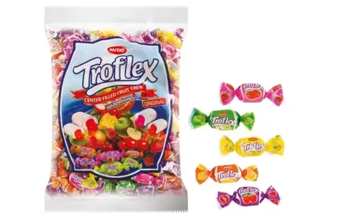 Troflex frugt karameller  800g