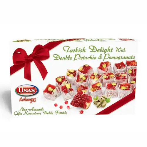 Tyrkisk Delight Med Dobbelt Pistacie 0g Granatæble 350G
