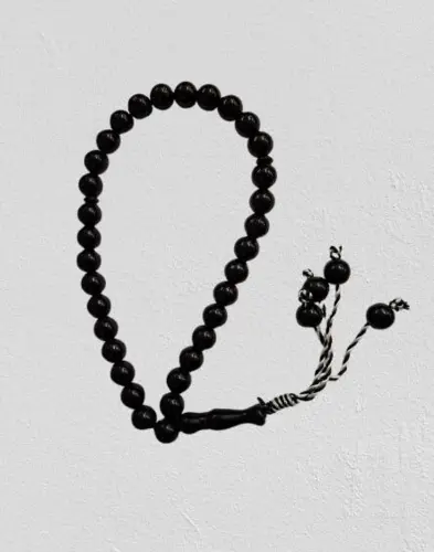 Sort Tasbih 33 perler