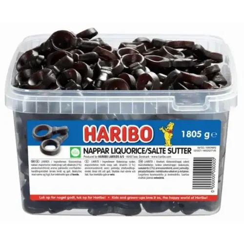 Nappar Lakrids,Haribo 1805 gr