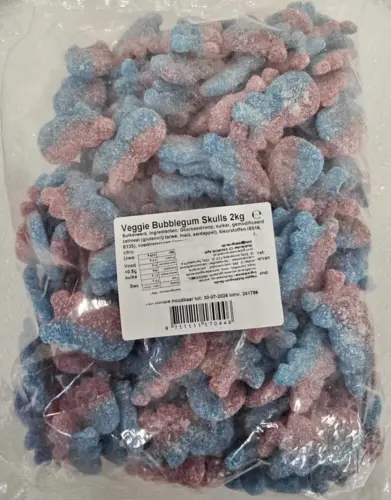 Veggie Bubblegum Skulls 2kg