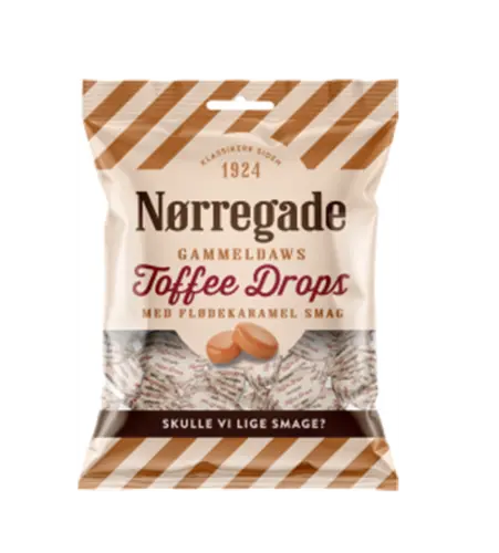 Nørregade Gammeldaws Toffee Drops 60 g