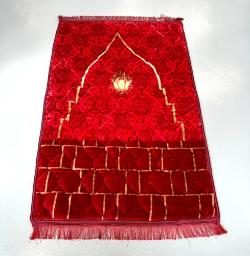 Super soft bedetæppe, Rød