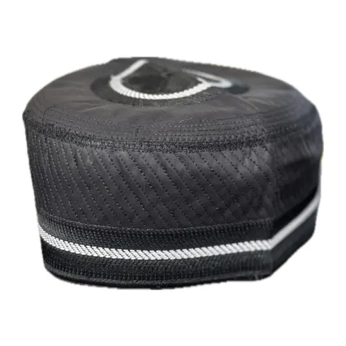 Klassisk stof bedehue, sort