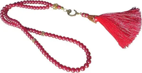 Perle Tasbeeh I Hindbær lyserød (99 Perler)