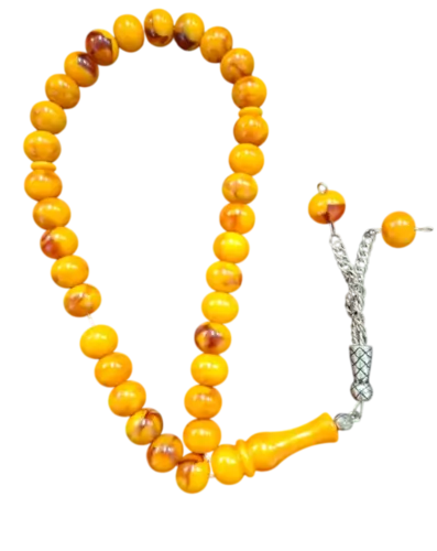 Tiger Design Plast Tasbeeh (33 Perler)