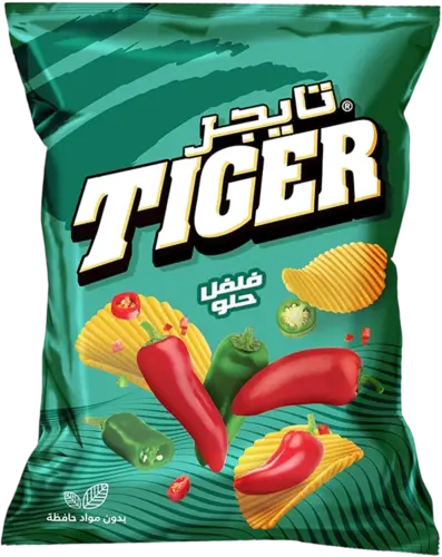 Sød Chili Tiger Chips 90g.