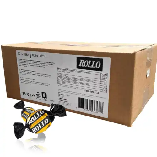 Rollo Lakrids Karameller 2,5KG