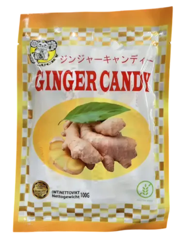 Ginger Candy, Lucky Kat, 100g
