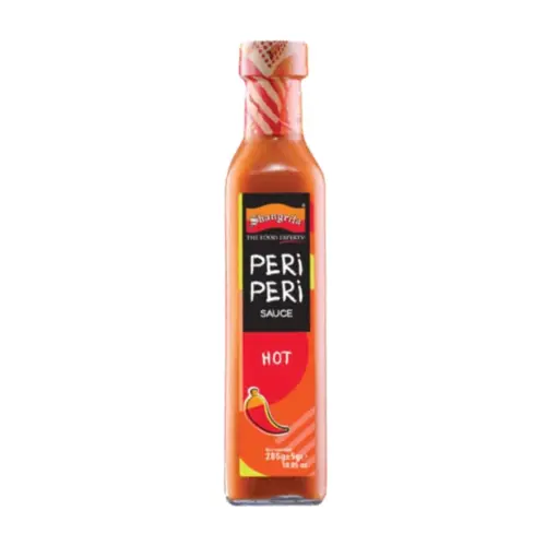 Peri Peri Hot Sauce, Shangrila, 290g (bedst før 1/2026)