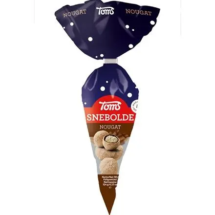 Toms Snebolde Nougat 124g