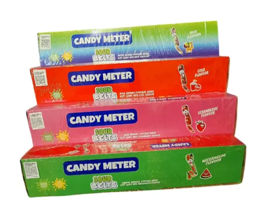 Sour Belt, Candy Meter 1,35 KG (72 stk indpakket slik)